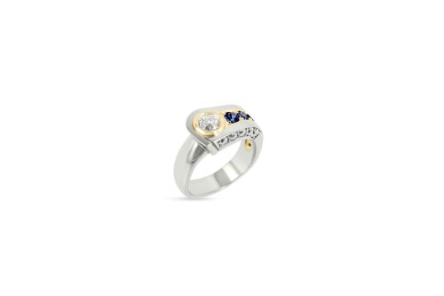 Diamond Sapphire Ring